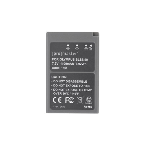 ProMaster Li-ion Battery for Olympus BLS5 / 50