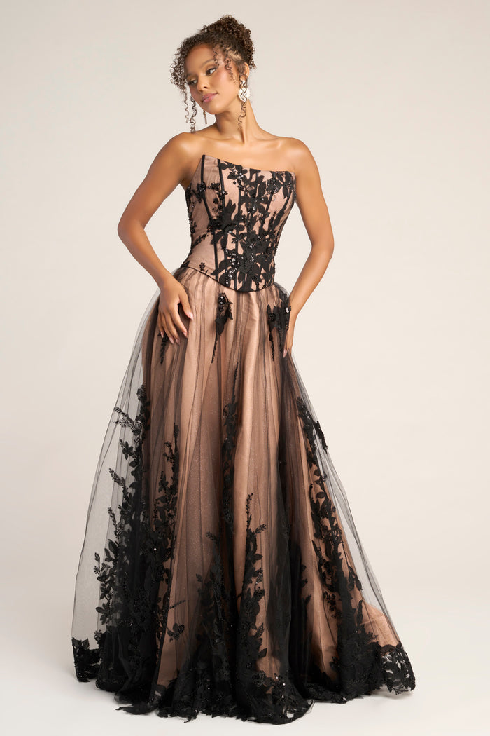 0 / Black/Nude