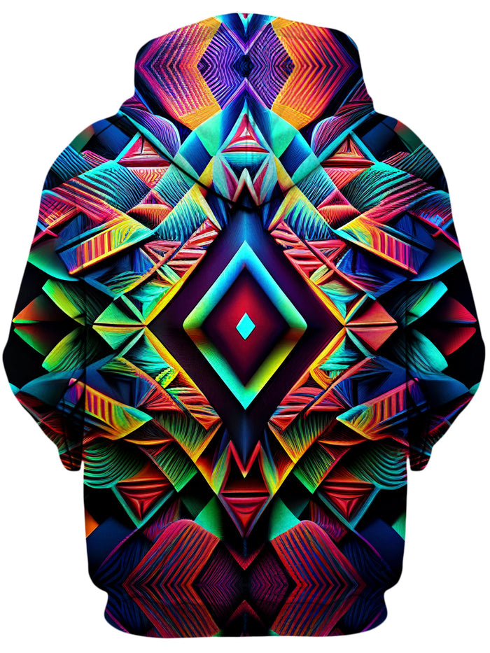 Psychedelic Tribal Unisex Zip-Up Hoodie iEDM Epic Hoodie