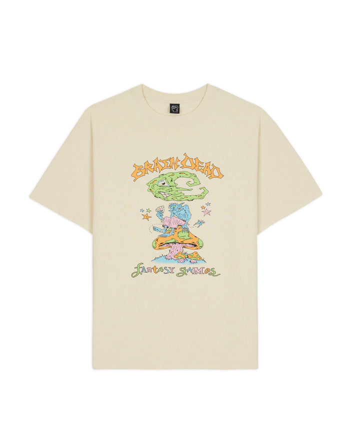 Psychic Card Games T-shirt - Natural