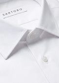 Pure White Stripe Shirt - SARTORO