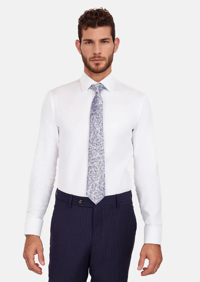 White Pima Shirt - SARTORO