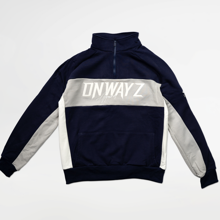 Quarter Zip Sweater - Navy