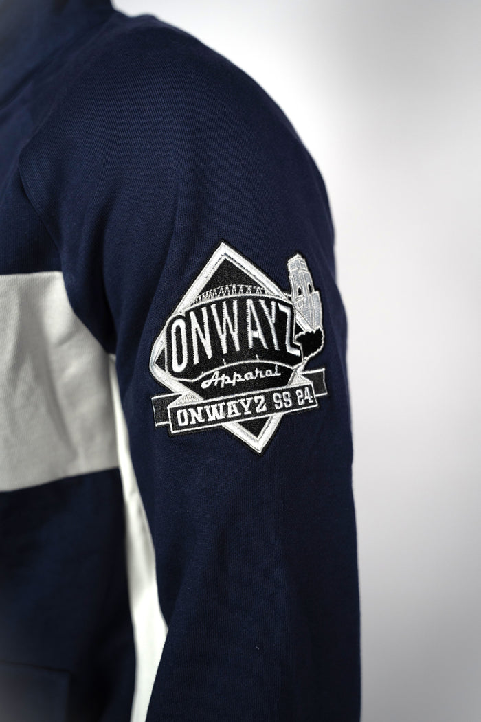 Quarter Zip Sweater - Navy