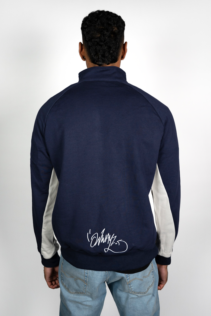 Quarter Zip Sweater - Navy