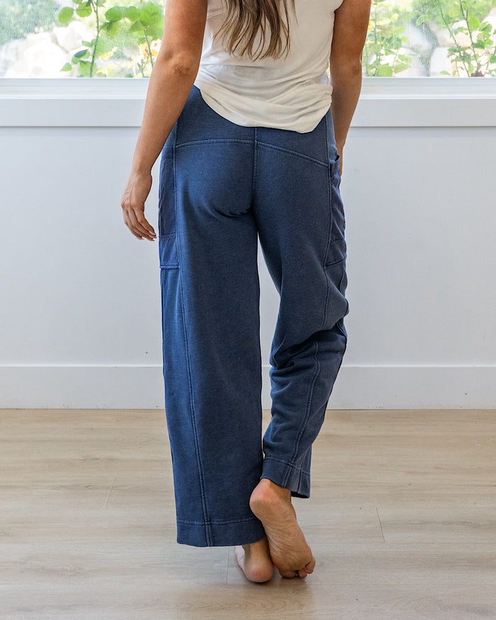 Rae Mode Terry Comfy Pants - Navy Rae Mode