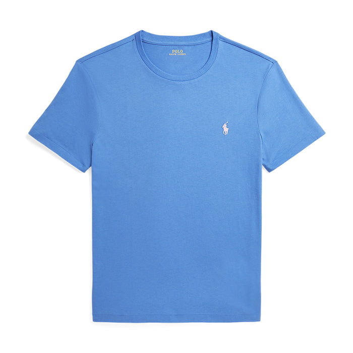 Ralph Lauren - Custom Slim Fit Jersey Crewneck T-Shirt in Blue - Nigel Clare
