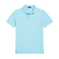 Ralph Lauren - Custom Slim Fit Mesh Polo Shirt in Turquoise - Nigel Clare