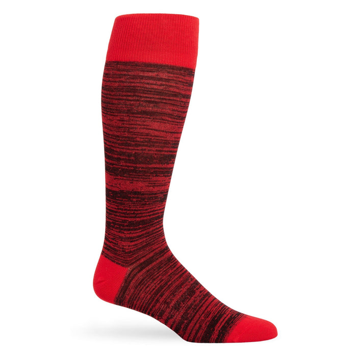 Red / Black Marl Dress Socks - SARTORO