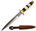 Red Deer PC-140 Hunting Knife | 12.5" Double Edged Blade w/ Bone Handle