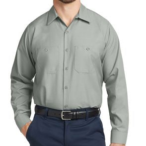 Red Kap Long Sleeve Industrial Work Shirt
