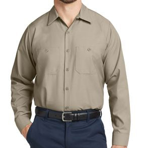 Red Kap Long Sleeve Industrial Work Shirt