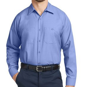 Red Kap Long Sleeve Industrial Work Shirt