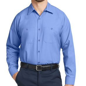 Red Kap Long Sleeve Industrial Work Shirt