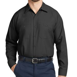 Red Kap Long Sleeve Industrial Work Shirt