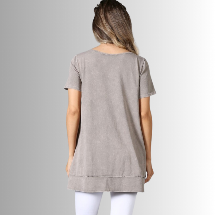 Relax in Style Cotton V-Neck Top for Comfort and Versatility - RFE Marketing Ventures