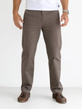 Relaxed Stretch Chinos - Brown
