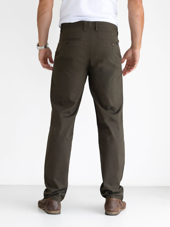 Relaxed Stretch Chinos - Khaki