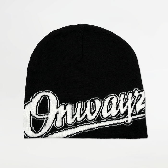 Reversible Beanie - Black / Yellow