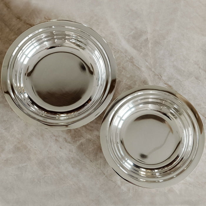 Roan Iris Daybreak Bowl - Polished Nickel