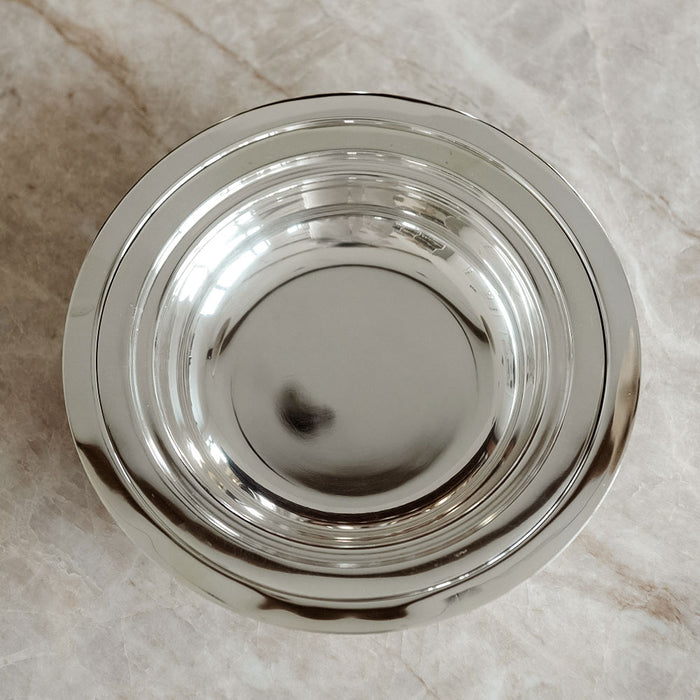 Roan Iris Daybreak Bowl - Polished Nickel