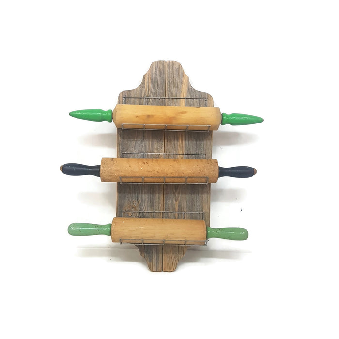 rolling pin holder display rack