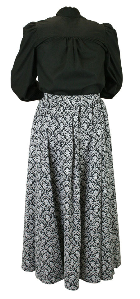 Rosedale Walking Skirt - Black and White