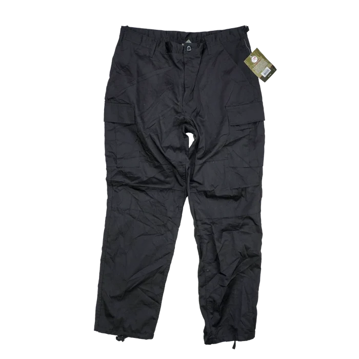 Rothco Black BDU Trousers - Large, Item 2 - Army & Outdoors - Combat Trousers