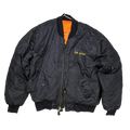 Rothco Black MA-1 Flight Jacket - 2XLarge - Army & Outdoors - Flight Jackets