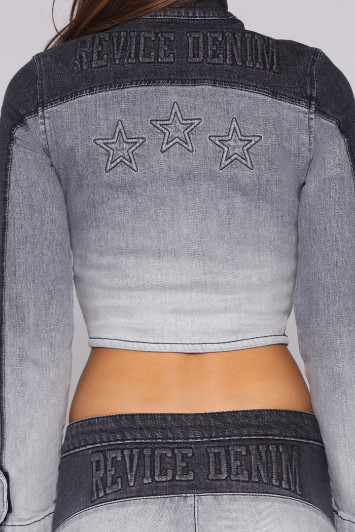 ROXY MOTO JACKET / SMOKE N’ MIRRORS
