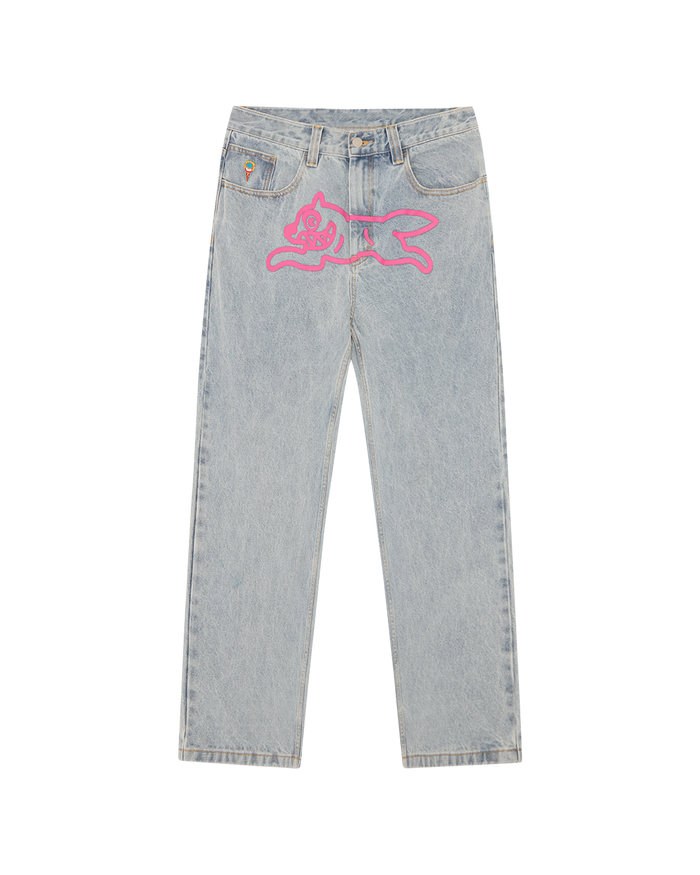 Running Dog Double Scoop Denim Pant