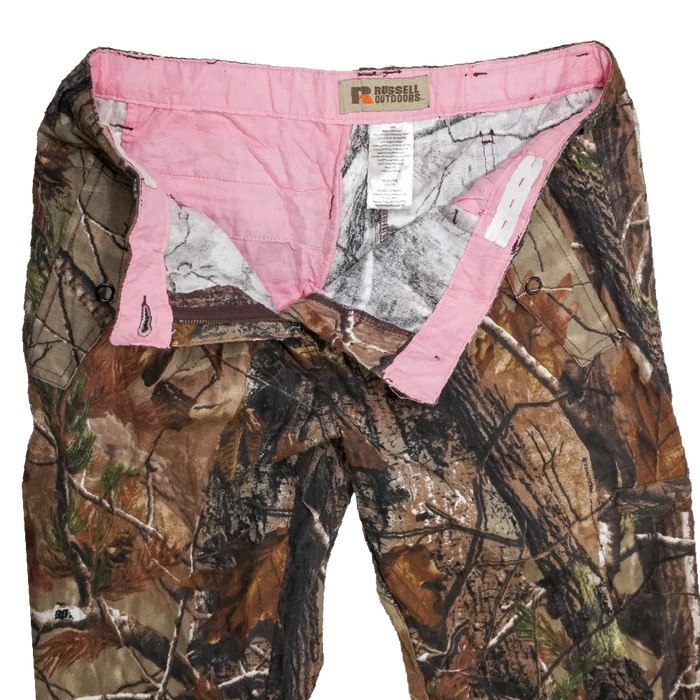Russell Outdoors Realtree Women's Hunting Trousers - Size 14-16 Large - Army & Outdoors - Combat Trousers