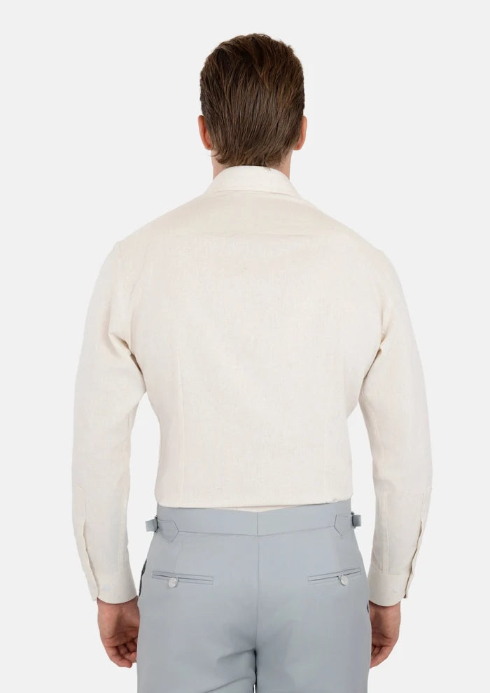 Sand Linen Shirt - SARTORO