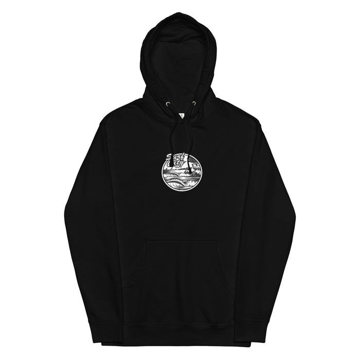 Santa Cruz Surf City Hoodie - Premium Men's Hoodie from Santa Cruz Surf Shop - RFE Marketing Ventures