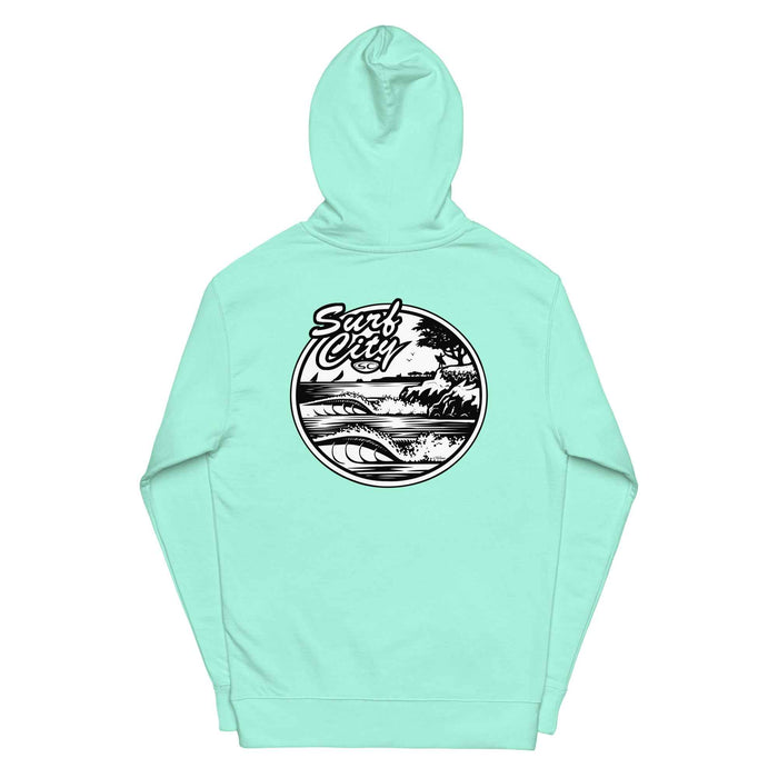 Santa Cruz Surf City Hoodie - Premium Men's Hoodie from Santa Cruz Surf Shop