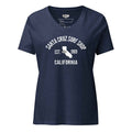 Santa Cruz Surf Shop V-Neck T-Shirt for Women - Stylish & Comfortable Since 1969