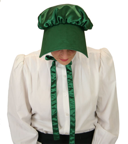 Satin Bonnet - Emerald