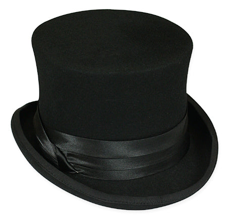 Hat Band - Black Satin