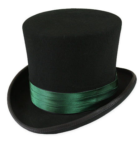 Hat Band - Emerald Green Satin