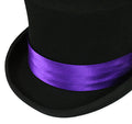 Hat Band - Purple Satin