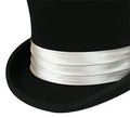 Satin Hat Band - Silver Gray