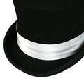 Hat Band - White Satin