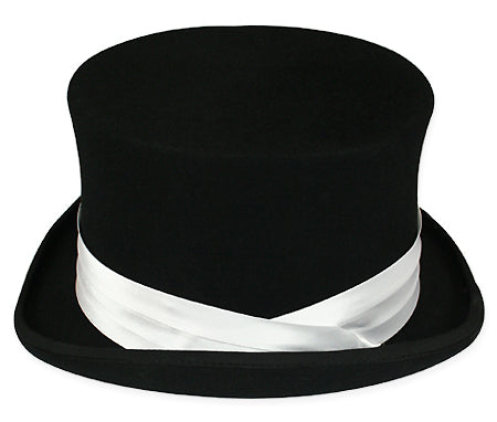 Hat Band - White Satin