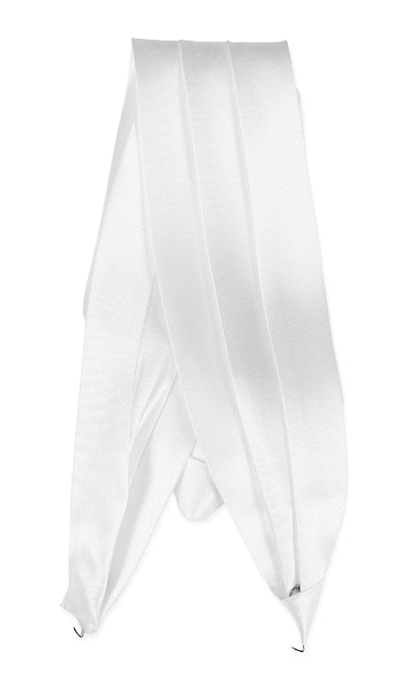Hat Band - White Satin