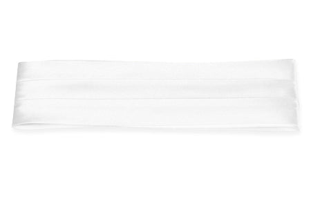 Hat Band - White Satin