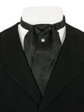Satin Puff Tie - Black Godfrey