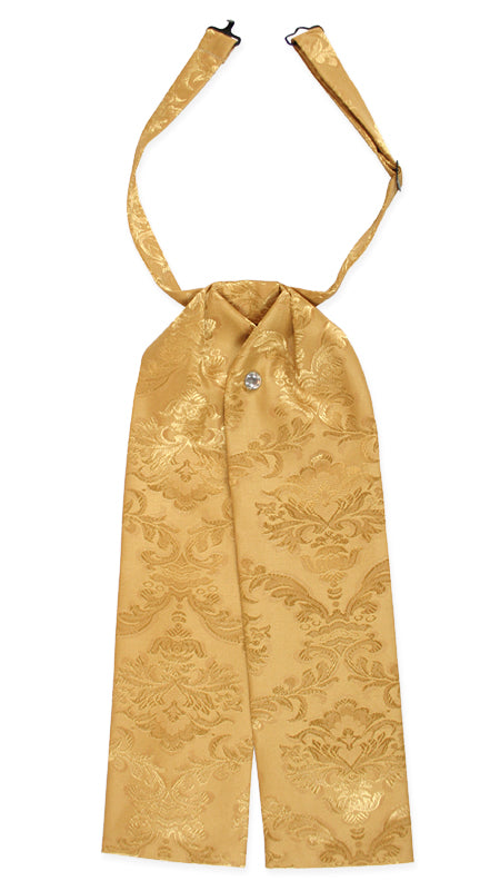 Satin Puff Tie - Gold Sutter