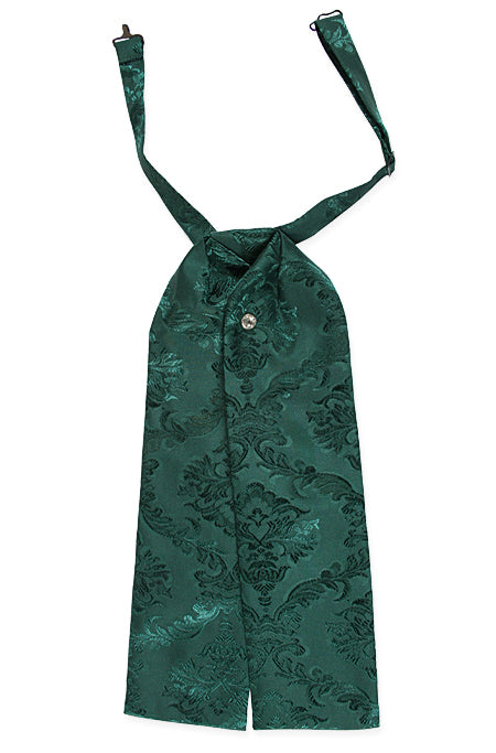 Satin Puff Tie - Green Emerald Isle