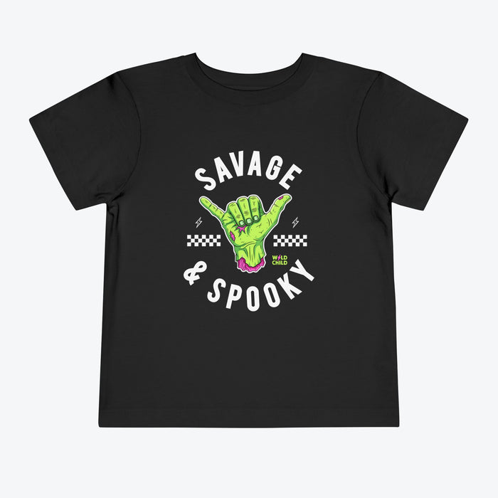 Savage and Spooky Halloween Toddler Tee