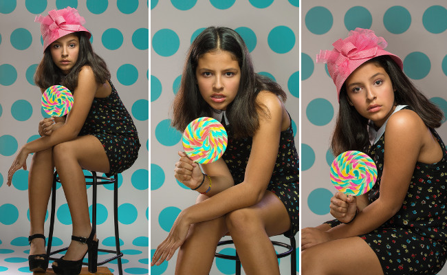 Savage Aqua Polka Dots Printed Background Paper